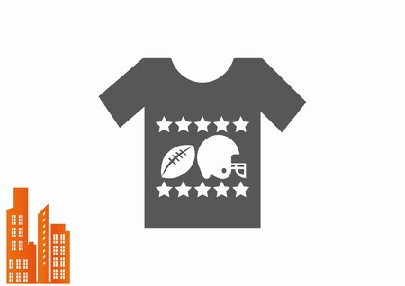 Equipment  American Football And Rugby iconのイラスト素材