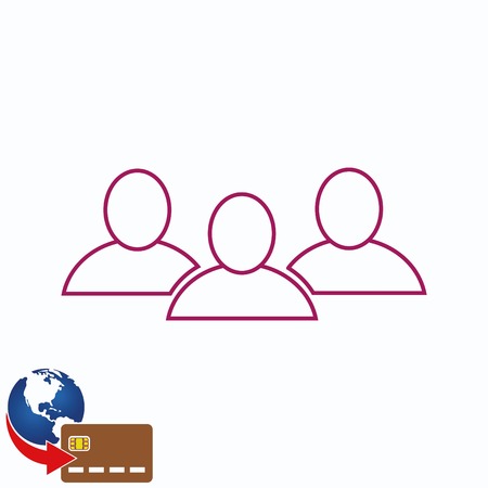 Friendship iconのイラスト素材