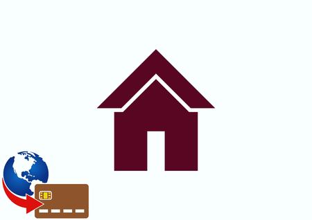 house icon, vector illustration.のイラスト素材