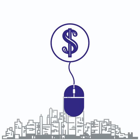 Electronic money iconのイラスト素材