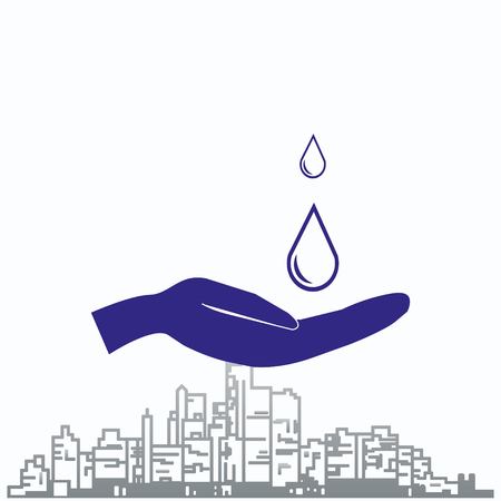 Droplet iconのイラスト素材