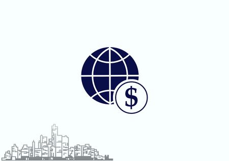 Electronic money iconのイラスト素材