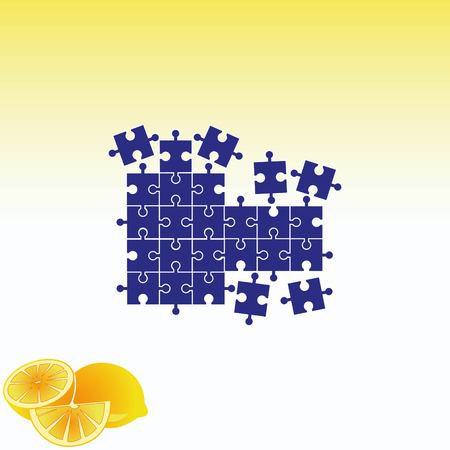 Puzzle iconのイラスト素材