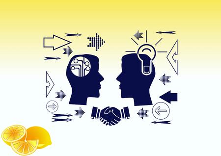 Business strategy icon, business concept icon, vector illustration.のイラスト素材