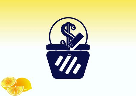 Electronic money iconのイラスト素材