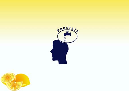 healthy man to cure prostatitis Urology iconのイラスト素材