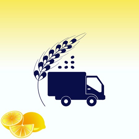 Farm products  , Retro landscapes. Editable EPS10 vector illustration, Agriculture field.のイラスト素材