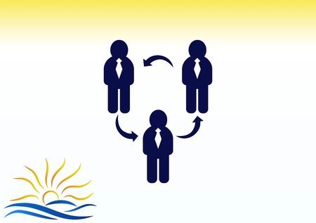 Business strategy icon, business concept icon, vector illustration.のイラスト素材