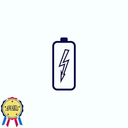 Battery, charging iconのイラスト素材