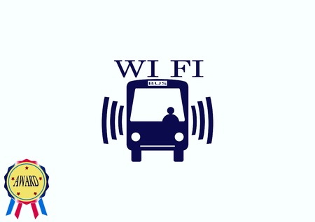 Bus iconのイラスト素材