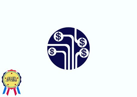 Electronic money iconのイラスト素材