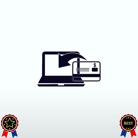 Internet banking icon.のイラスト素材