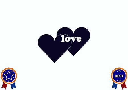 Human heart, Love  iconのイラスト素材