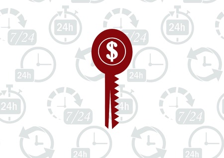 Pictograph of key iconのイラスト素材