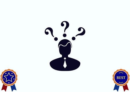 faq icon, question icon.のイラスト素材