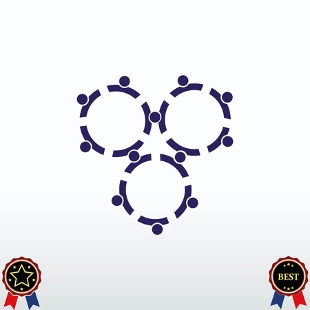 Friendship iconのイラスト素材