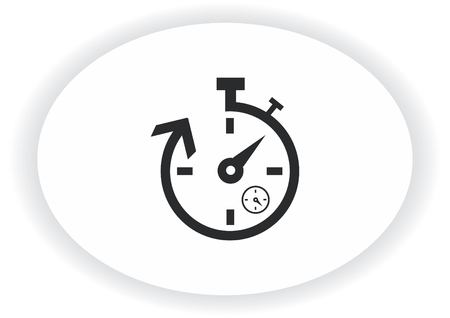 Clock iconのイラスト素材