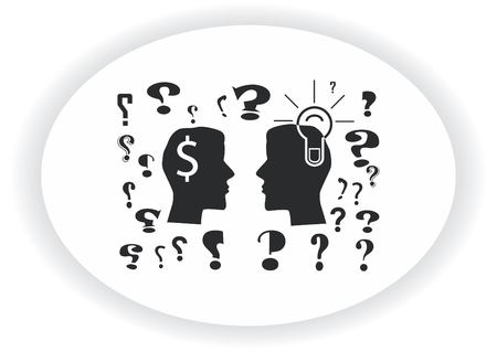 faq icon, question icon.のイラスト素材