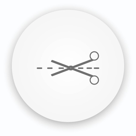 Scissors, cut iconのイラスト素材