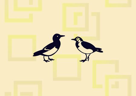 Bird icon vector illustration.のイラスト素材