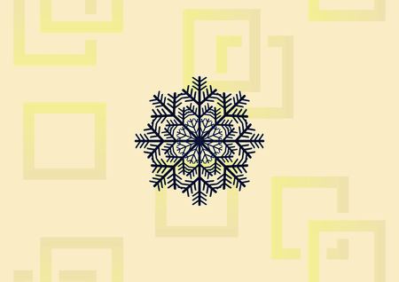 Snowflake  icon vector illustration.のイラスト素材