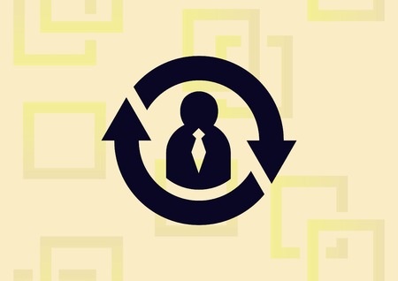Business strategy icon, business concept icon, vector illustration.のイラスト素材
