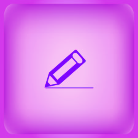 Pencil writing icon   Vector illustration.のイラスト素材