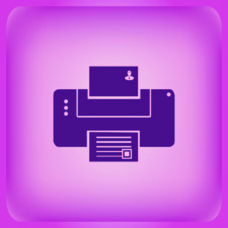 Printer icon Vector illustration.のイラスト素材