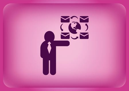 Business strategy icon, business concept icon, vector illustration.のイラスト素材