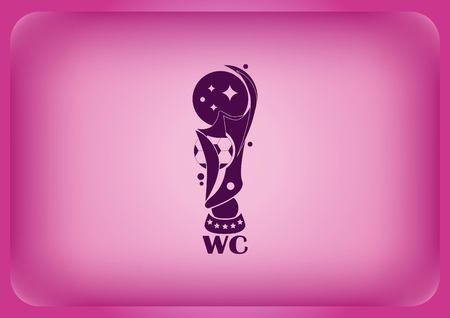 Soccer Cup, awarded the best team in football.のイラスト素材