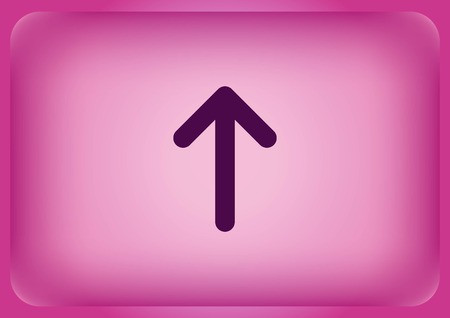 Arrow indicates the direction icon Vector illustration.のイラスト素材