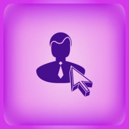 Friendship icon Vector illustration on color background.のイラスト素材