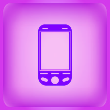 phone communication icon Vector illustration on color background.のイラスト素材