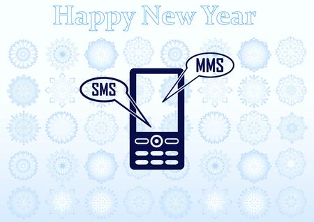 Phone talk iconのイラスト素材