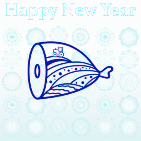 Farm products logo, Retro landscapes. Editable EPS10 vector illustration, Agriculture field. Vector icon of Meatのイラスト素材