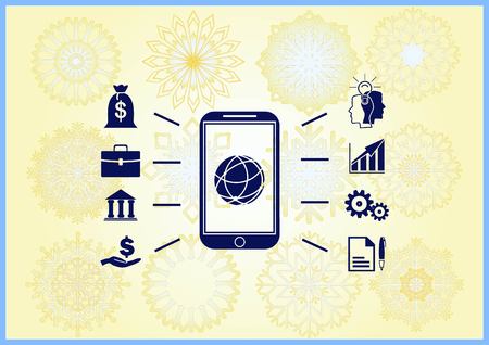 Business strategy icon, business concept icon, vector illustration.のイラスト素材