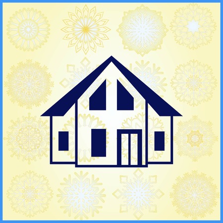 House, building doodle , City silhouette icon. Vector Illustration. logoのイラスト素材