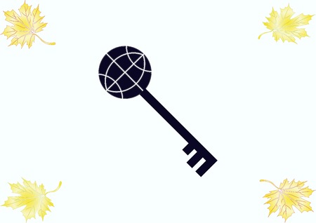 Pictograph of key iconのイラスト素材