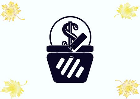 Electronic money iconのイラスト素材