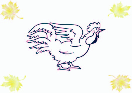Poultry icon. Vector illustration. Chicken icon. Rooster icon.のイラスト素材