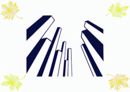 City silhouette icon. Vector Illustration. logo City landscape.のイラスト素材