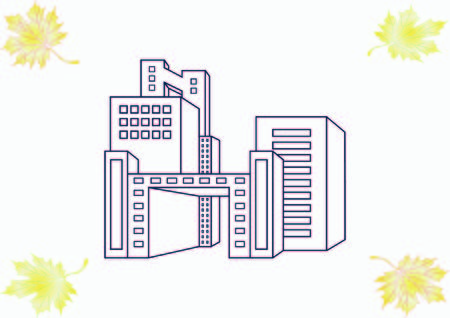 City silhouette icon. Vector Illustration. logo City landscape.のイラスト素材