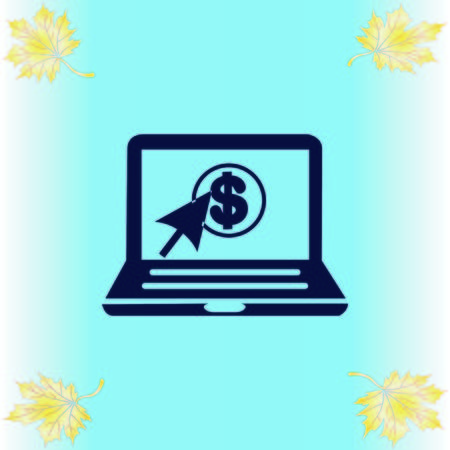 Internet banking icon.のイラスト素材