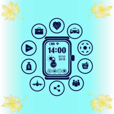 Clock iconのイラスト素材