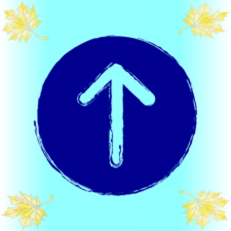 Arrow indicates the direction iconのイラスト素材