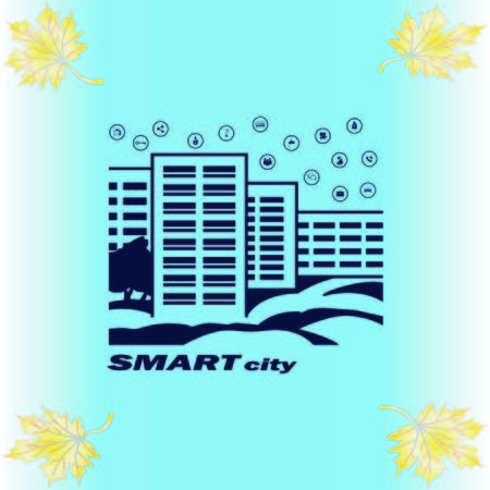 Smart city icon. Collection modern trend concept.  vector illustration symbolのイラスト素材