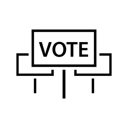 Election topic iconのイラスト素材