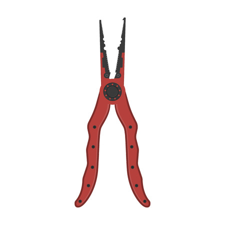 Vector illustration of fishing pliersのイラスト素材