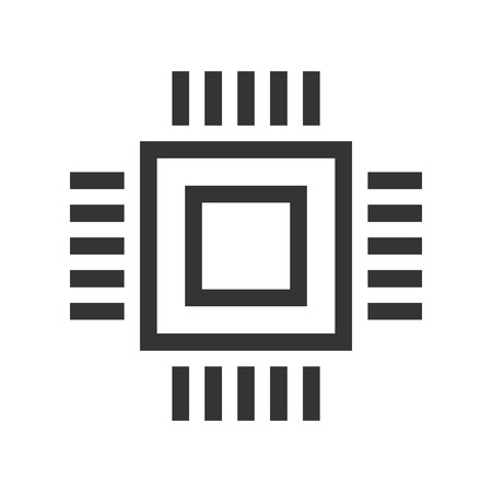 System board vector image. High-tech topic.のイラスト素材