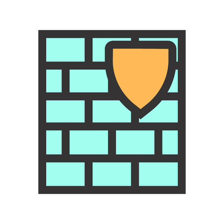 Software protection vector icon. High-tech topic.のイラスト素材